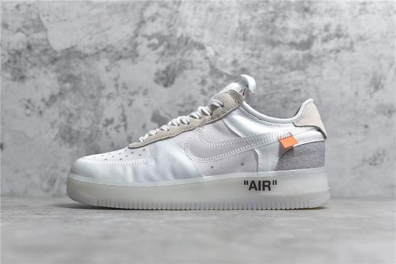 PK God Off-White Nike Air Force 1 One Low The 10 Ten Virgil Abloh retail materials ready to ship